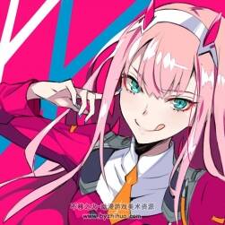 DARLING in the FRANXX 002小姐姐的插畫壁紙圖包免費分享 20P
