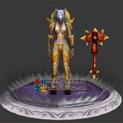 魔兽世界 WOW 德莱尼圣骑士MM模型