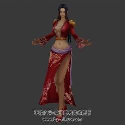 海賊 波雅·漢庫克 二次元御姐 3D模型