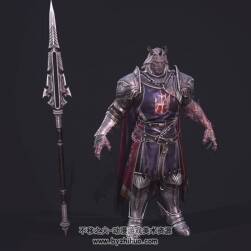 魔王BOSS Darkness Rises 反派帶武器 3D模型資源百度網(wǎng)盤下載