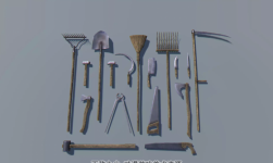 Gardening Tools Pack 模型道具 百度網(wǎng)盤(pán)下載