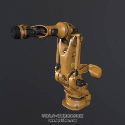 工業(yè)機(jī)器人機(jī)械手臂 3D模型多種格式下載