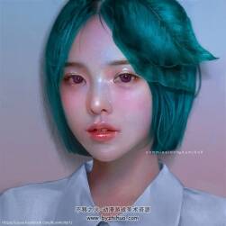 siroros dangsawad 泰國畫師插畫作品分享 看起來這畫師獨愛無辜單純的女孩 48P
