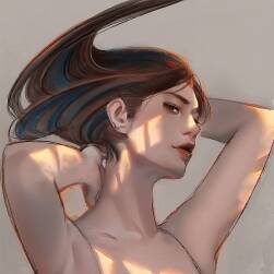人物肖像插畫美術繪畫素材參考賞析 148P