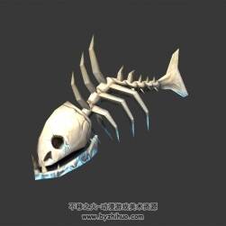 冰川魚骨 3D模型 四角面 百度網(wǎng)盤下載