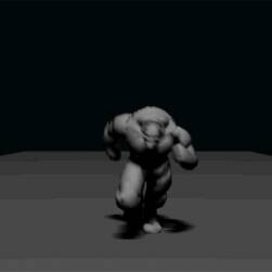 怪物巨人 跑步動作 BIP文件