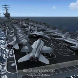 艦艇航母海上載具3D模型多種格式分享下載