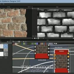 Substance Designer 制作砖墙效果视频教程