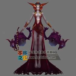 巫女 美女 性感 法师模型