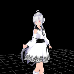 TDA School Outfit Haku_by_lv999 3D模型分享