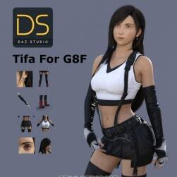 DAZ Tifa For G8F