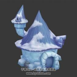 小冰屋 Q版建筑 3D模型 百度網(wǎng)盤下載