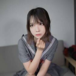 瘋貓ssCOS藍(lán)灰JK藝用人體攝影高清寫真圖片分享 29P
