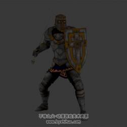 Miximo 盾劍圣騎士 Paladin 3D模型 有綁定和全套動作