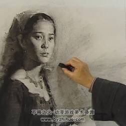 冉茂芹 男女肖像人体石膏绘画视频教学