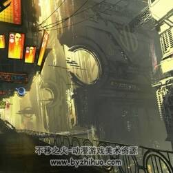 概念建筑场景 CG绘画设计原画绘制视频教程 附源文件