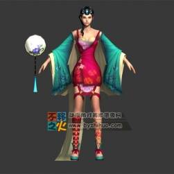 中国 古代 古装 美女模型
