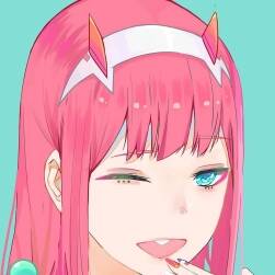DARLING in the FRANXX 屬于002小姐姐的甜美暴擊插畫(huà)壁紙頭像圖包素材分享 421P