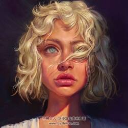 美國插畫師Mandy Jurgens人物肖像插畫作品賞析 75P