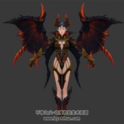 次世代 超酷性感女惡魔 3D模型