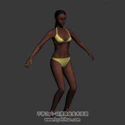 60個(gè)現(xiàn)代歐美女性3D模型