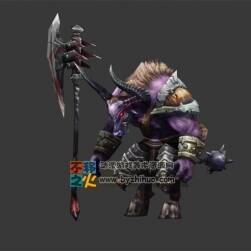 斧子 恶魔 牛妖 牛精 牛魔模型