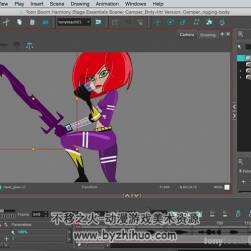 Toon Boom Harmony動畫視頻教程 星際賞金獵人對戰(zhàn)動畫制作教學 附源文件