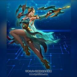 王者榮耀 虞姬-森之風(fēng)靈 插畫作品圖集分享下載