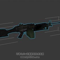 FN M249 PARA 游戏机枪模型