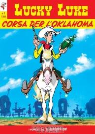 Lucky Luke - Corsa Per L'Oklahoma 第1冊 Morris 意大利語彩色卡通漫畫