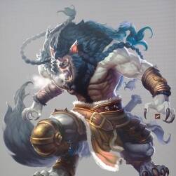 游戏角色原画素材 狼人角色设定 215P