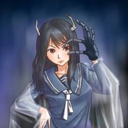 以前畫的一個(gè)賽博朋克風(fēng)格妹子~分享給大家