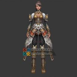 古装  女法师模型