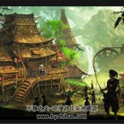 兩張苗寨氛圍圖（個人設(shè)計練習(xí)）