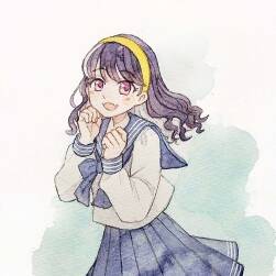 画师ししゃも 水彩系插画家美术作品图包 百度网盘下载