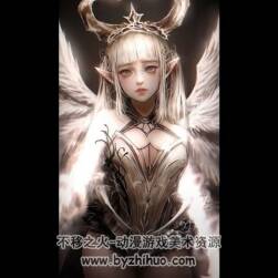 韓國角蟲畫師 唯美精靈少女CG繪畫視頻過程
