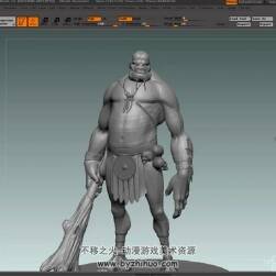 ZBrush 怪物巨人角色雕刻視頻教程
