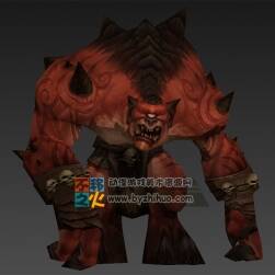 魔兽世界 格鲁尔 3D怪物模型
