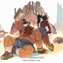 Nesskain hks 美國畫師筆下硬核情侶的溫馨日常圖片分享 24P