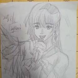 畫個林明美。