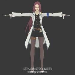 王牌雷霆女王 蕾拉Layla3DMax fbx模型含貼圖下載