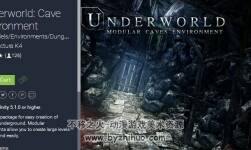 unity3d 深域迷蹤 地下洞穴場(chǎng)景模型 Underworld Cave Environment 1.1