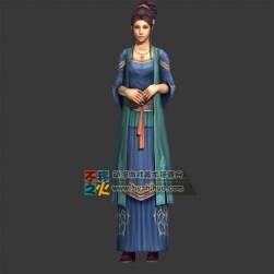 中国  古装  美女模型