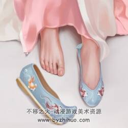 原創(chuàng)摸魚-繡花鞋