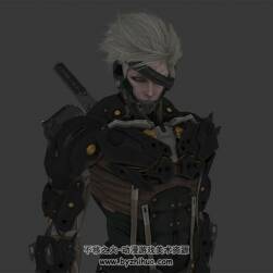 科幻制服武士男持刀連續(xù)攻擊動(dòng)作3DMax模型下載