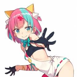 CloBA 可愛女生插畫作品分享下載 38P