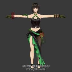 Sakuya Tachibana 愛澤咲夜3Dobj格式模型含貼圖下載