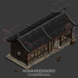 被損壞的古代建筑 四角面 3D模型百度網(wǎng)盤下載