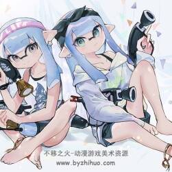 画师うめ 可爱纸片人插画美术作品图包 百度网盘下载