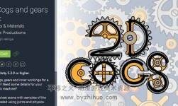 unity2d 齒輪和齒輪組合包 2D Cogs and gears pack 1.0